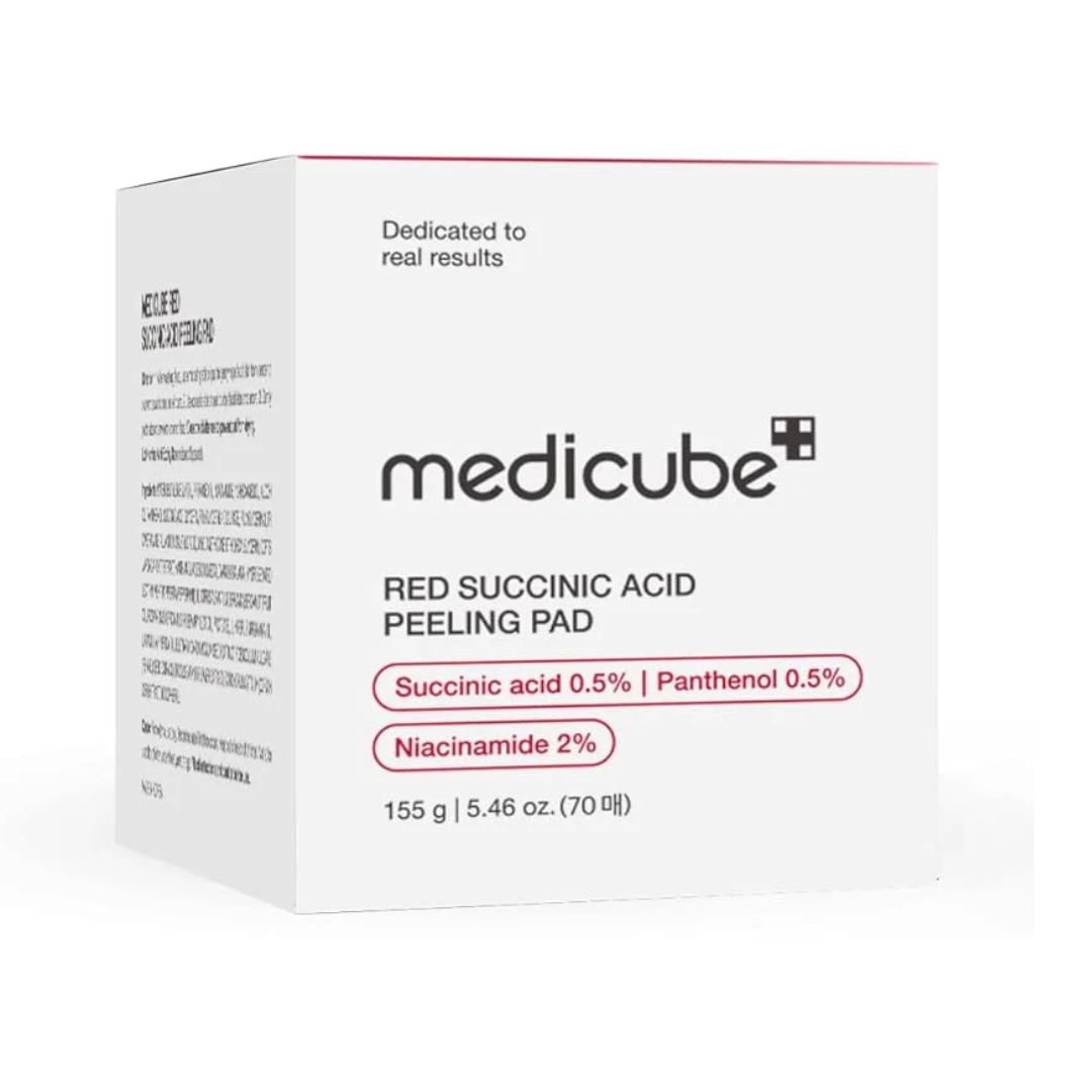 پد لایهبردار مدیکیوب Red Succinic Acid