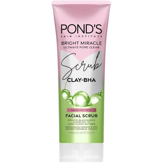 فوم شستشوی صورت پوندز Bright Miracle Clay BHA