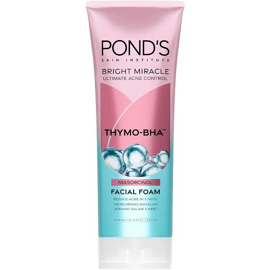 فوم شستشوی صورت پوندز Bright Miracle Thyme BHA